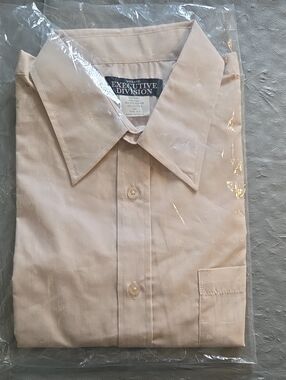 Classic Men's Dress Shirt - Light Beige